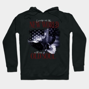 living in a new world with an old soul Hoodie